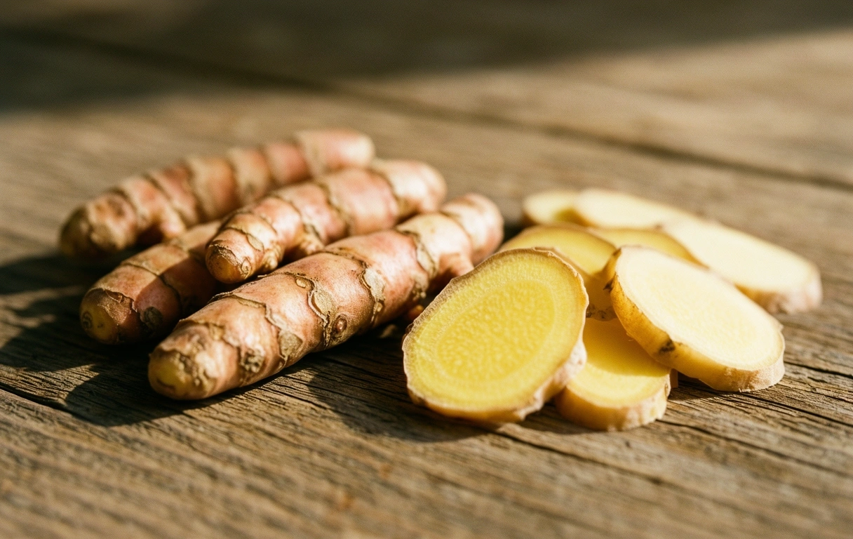 Textura de ingredientes botánicos